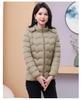 Damska Krótka Kurtka Puchowa - Lekka, Pogrubiona, Ciepła, Bawełniana Kurtka w Stylu Koreańskim