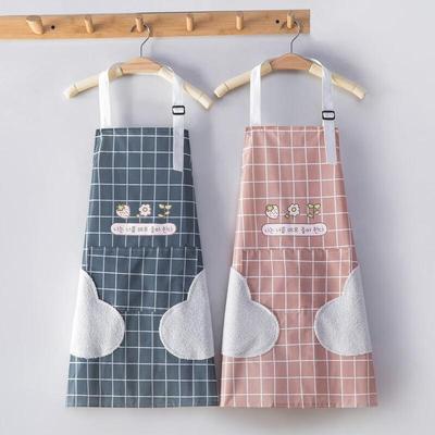 Waterproof Kitchen Apron with Hand Wipes