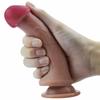 Weiblicher eiloser großer Kopf, dicker Simulationsdildo, superweicher Silikon-weiblicher Masturbator, Sauger, Sex-Penis