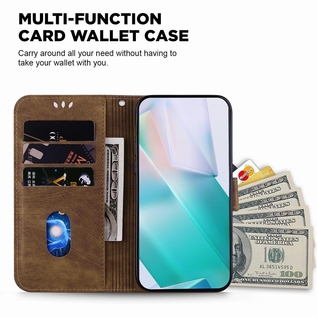For Realme GT 8 5G Leather Case Phone Wallet Cover with Multiple Card Slots