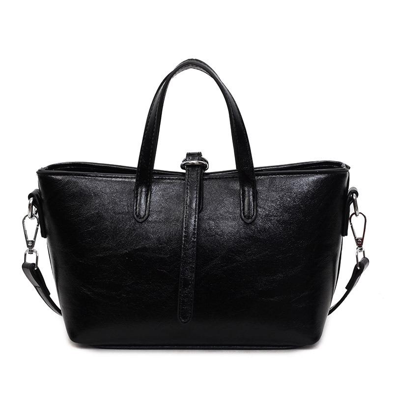 Simple casual bag New trendy temperament shoulder bag handbag women's bag messenger bag