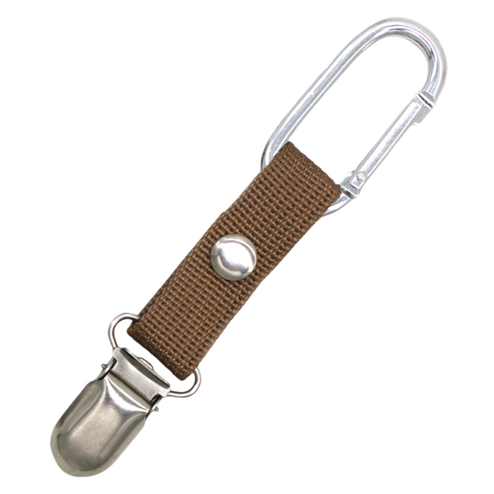 

1 Pair Stylish Hat Clip Portable Caps Holder Unisex Accessory Travel Hat Clip Suitable for Backpacks and Handbags темно-синий