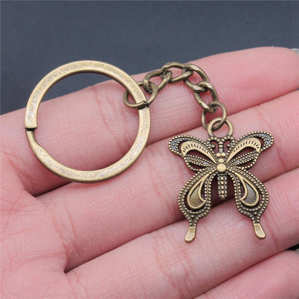 Bee Butterfly Garden Insect Keychain for Friends Hot Sale Modern Bridesmaid Gift Dainty Daily Use Accessory