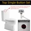 1 Set Pull Handle Toilet Water Tank Inlet Valve Push Button Toilet Tank Replacement  Toilet Tank