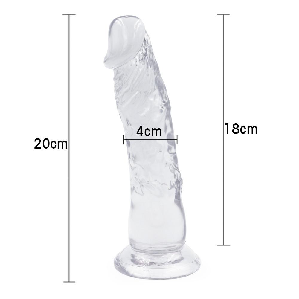 Realistisk dildokan for kvinner RUNYU Sexleketøy Fake Penis Anal Butt Plug