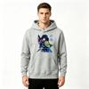 Men Anime Demon Slayer Tomioka Giyuu Print Pullover Hoodie Casual Long Sleeve Sweatshirt