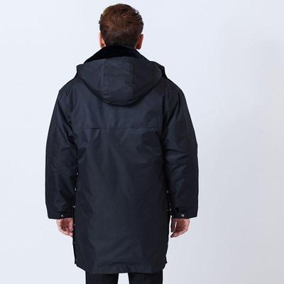 Men's Mid-length Cotton-padded Winter Coat - Cold-proof, Multi-functional Uniform Overcoat