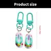 Small Flip Flop Keychain Cute Shoe Pattern Key Rings Resin Texture Assorted Colors Key Holder Suitable for Women Boy