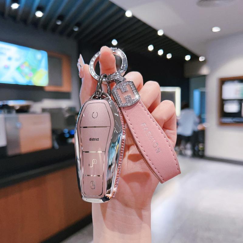 BYD Car Key Case & NFC Card Holder for Seagull, Song Plus, Han, Dolphin, Qin Plus, Song Pro, Seal, and 06 Models.