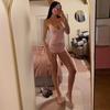 2026 Spring/Summer Women's Spicy Girl Camisole & Lace Shorts Set