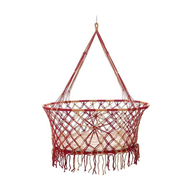 FEBORY Indoor Hand-Woven Children's Swing Cradle