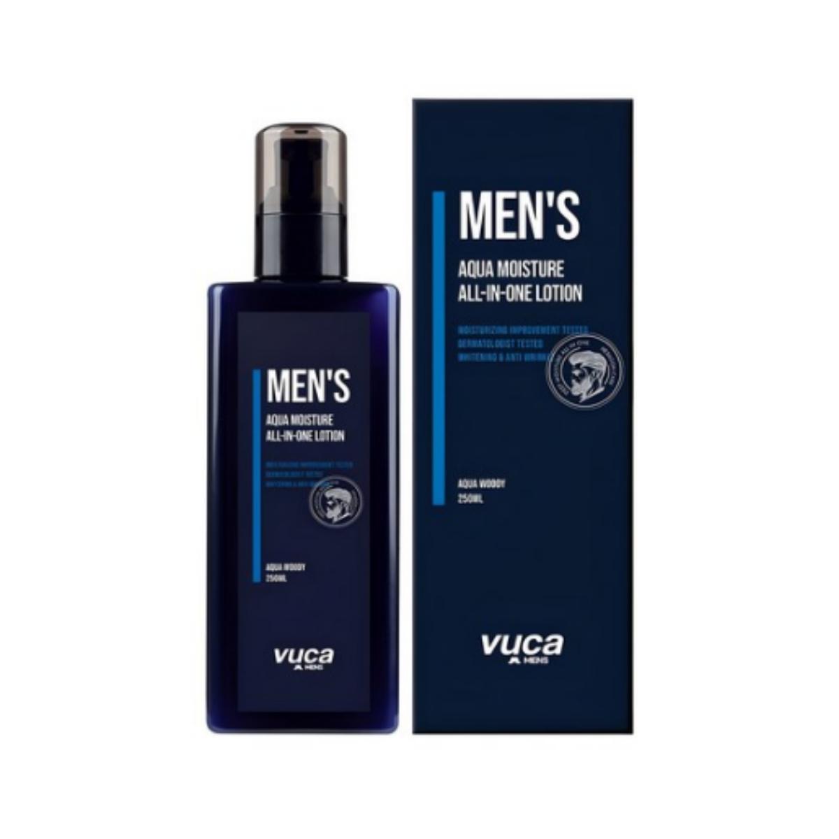 

VUCA Aqua Moisture Лосьон «Всё в одном» для мужчин — Водный древесный аромат — 250 мл — 1 шт.