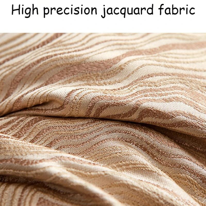 1 Adet Jakarlı Lüks Yastık Kılıfı 45x45cm Yüksek Kalite Dekoratif Kanepe Yastığı Kılıfı Dekoratif Yastık Kılıfı Bej/Mavi Yastık Kılıfları