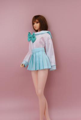Maßstabsfigur Weibliche Schülerin Niedlich Rein Sommer Matrosenuniform Set Kompatibel mit TBLeague Figuren und Kopf Nicht [TOYBARJAPAN] 1/6
