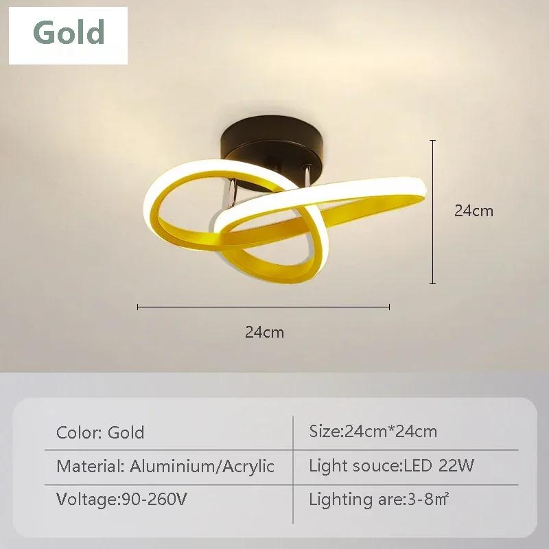 Plafoniera LED modernă Linie Lămpi Coridor Scară Coridor Balcon Vestiar Intrare Hotel Hol Decor Decor Iluminat LED Lustru