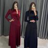 Festival di Primavera 2025, Europa, America, Amazon transfrontaliero abbigliamento donna, nuova gonna a tubino splicing elegante con temperamento francese