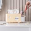 With Spring Desktop Storage Box Space Saving Napkin Dispenser Durable Tissue Box  Bedroom