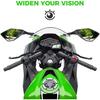 KEMIMOTO Ninja 300 Mirrors Compatible With Ninja 400 250 500 ZX6R EX300 ZX-6R Motorcycle Rear View Mirror