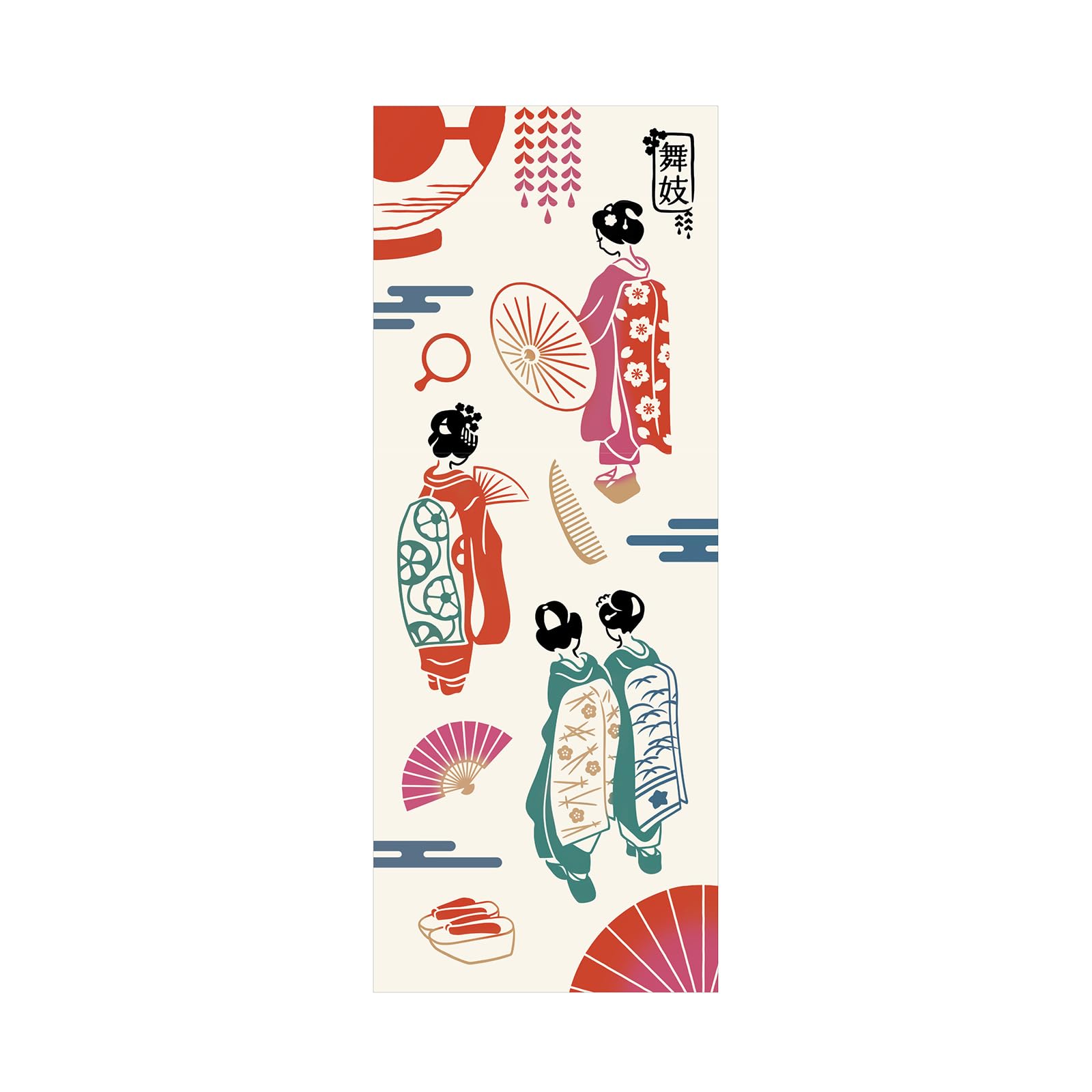 

JIKAN STYLE кенэма Ручная работа Маико Сделано в 35 x 90 50291 Полотенце, Хан, Чжу-сэн, Япония, 100% хлопок, Прибл.. см,