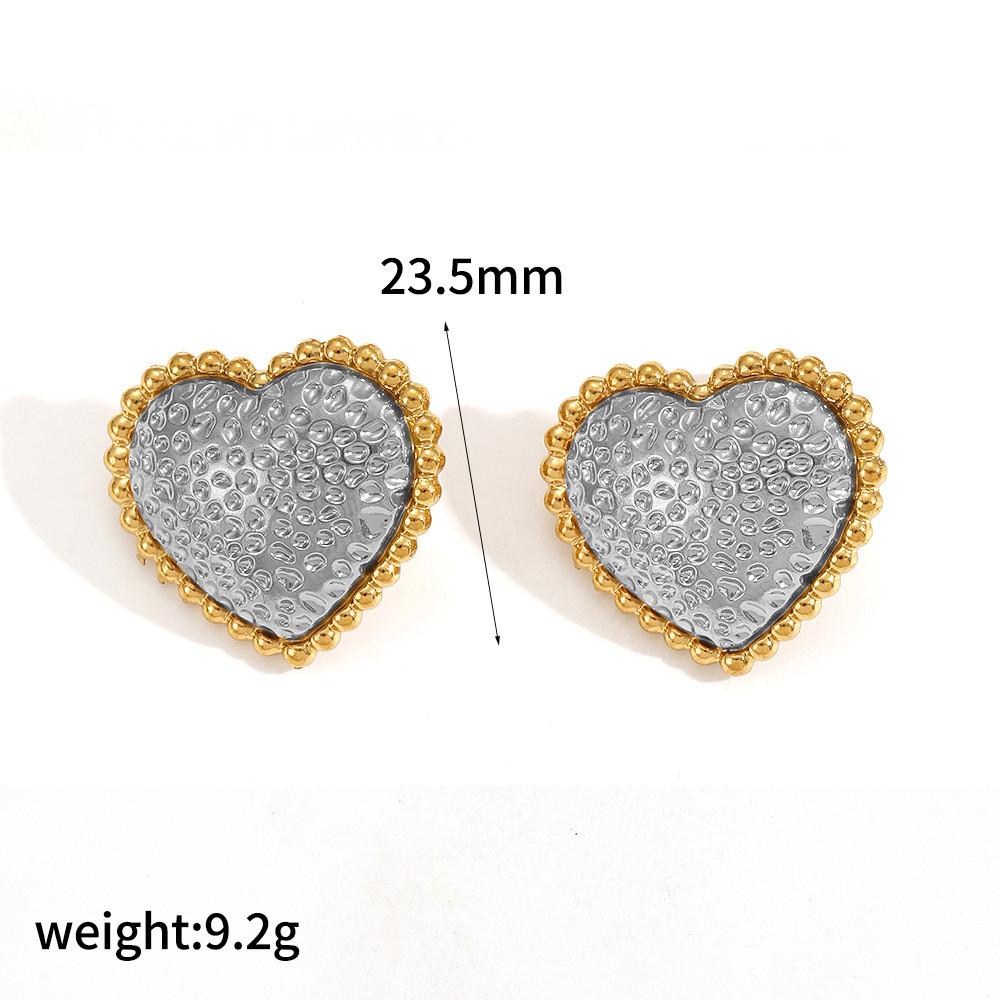 Modern Style Stainless Steel Geometric Earrings For Women Summer