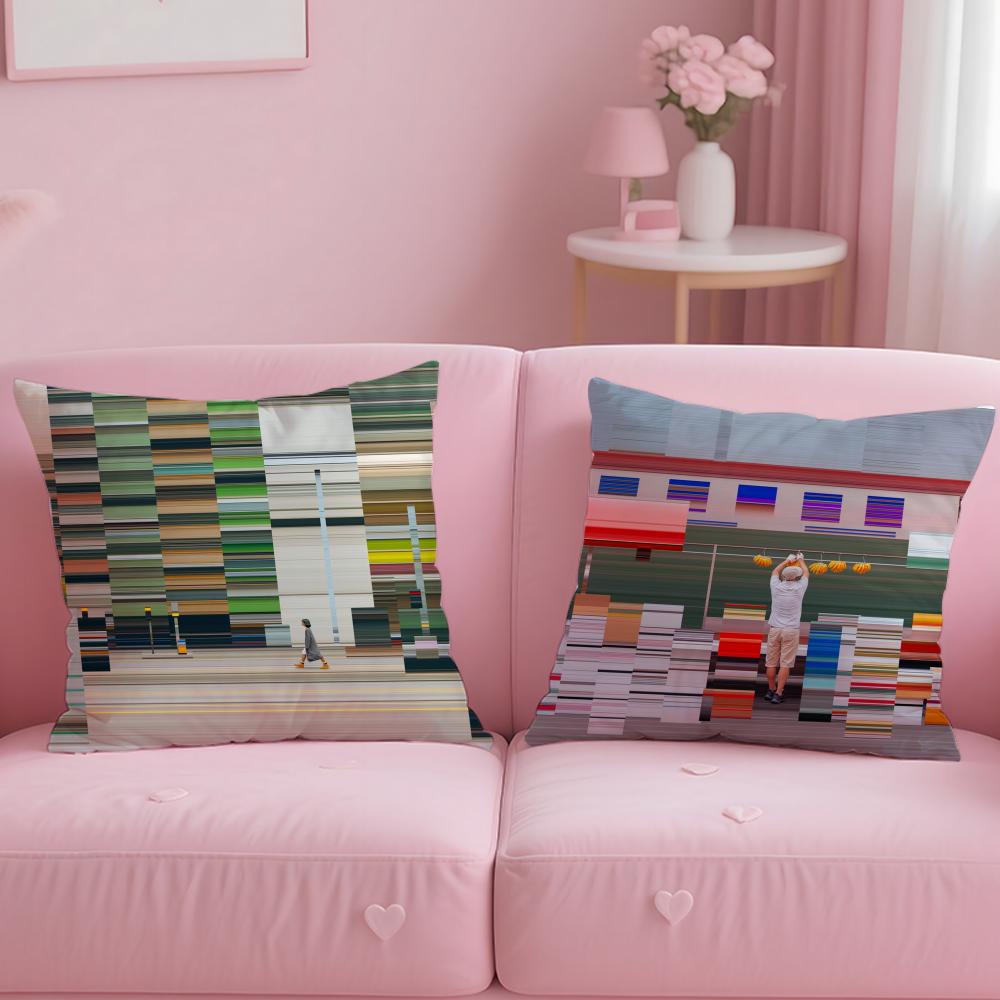 classic brand World Premium Printing Cushion Cover Soft  EasyWash Pillow Case  Versatile for Couch Bed Travel and Office