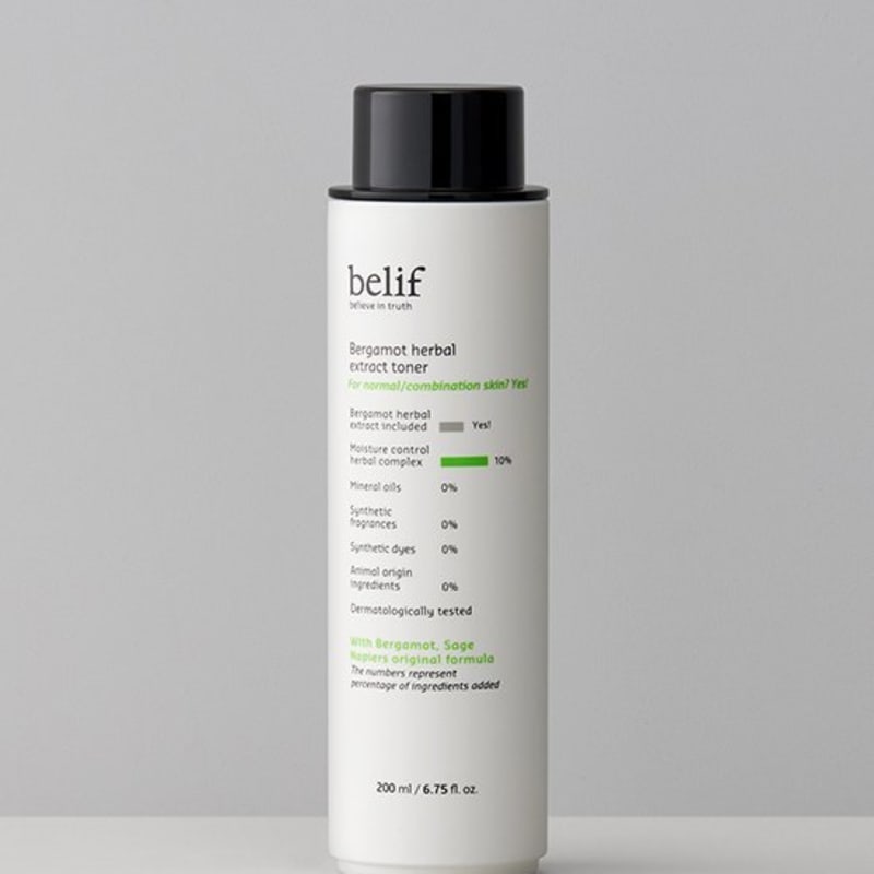 [Belief] Bergamot Extract Toner 200ml