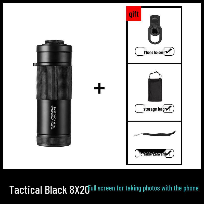 HD Pro Monocular Telescope: High Magnification, Ultra-Portable, Ideal for Concerts and Outdoor Use.