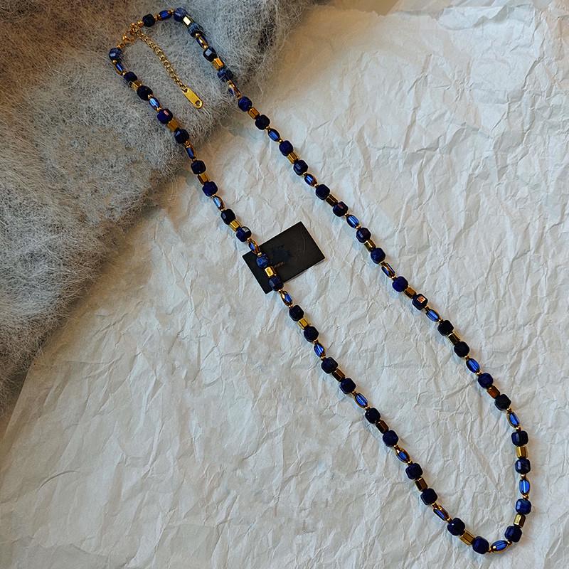 Autumn and Winter Fashionable Retro Beaded Temperament Light Luxury Niche Layering Necklace