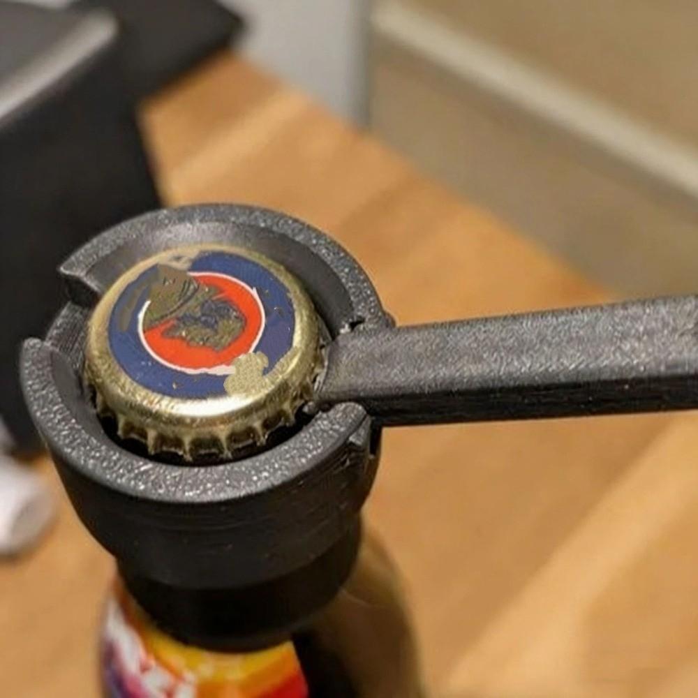 3D Printed Lever Beer Bottle Opener Portable Jar Remover Bottle Cap Launcher  Outdoor