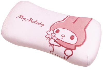 MORIPiLO Morishita Memory Foam Pillow Sanrio My Melody 15x31cm Waist Rest Back Support Stuffed Toy Cushion Character Goods Pastel Pink 4621196