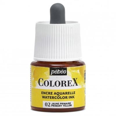 Watercolor Ink - PEBEO - Colorex - 45 Ml - Primary Yellow - Mixed