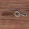 Crazy Horse Leather Cowhide Keychain - Creative Advertising Gift Promotional Hardware Keyring