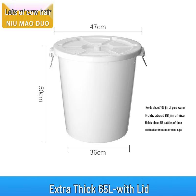 Heavy-Duty Plastic Household Storage Barrel