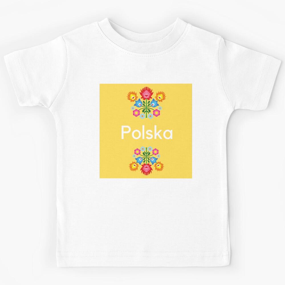 Polska. Poland. Happy Kids T-Shirt 100