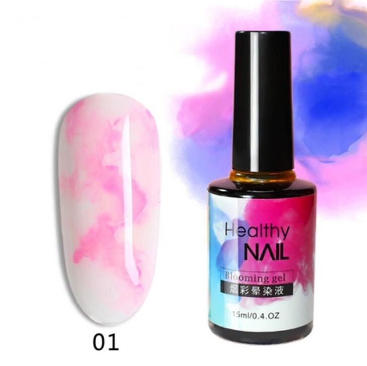 

7 шт., 15 мл, пузырьковый акварельный гель, цветной лак для маникюра