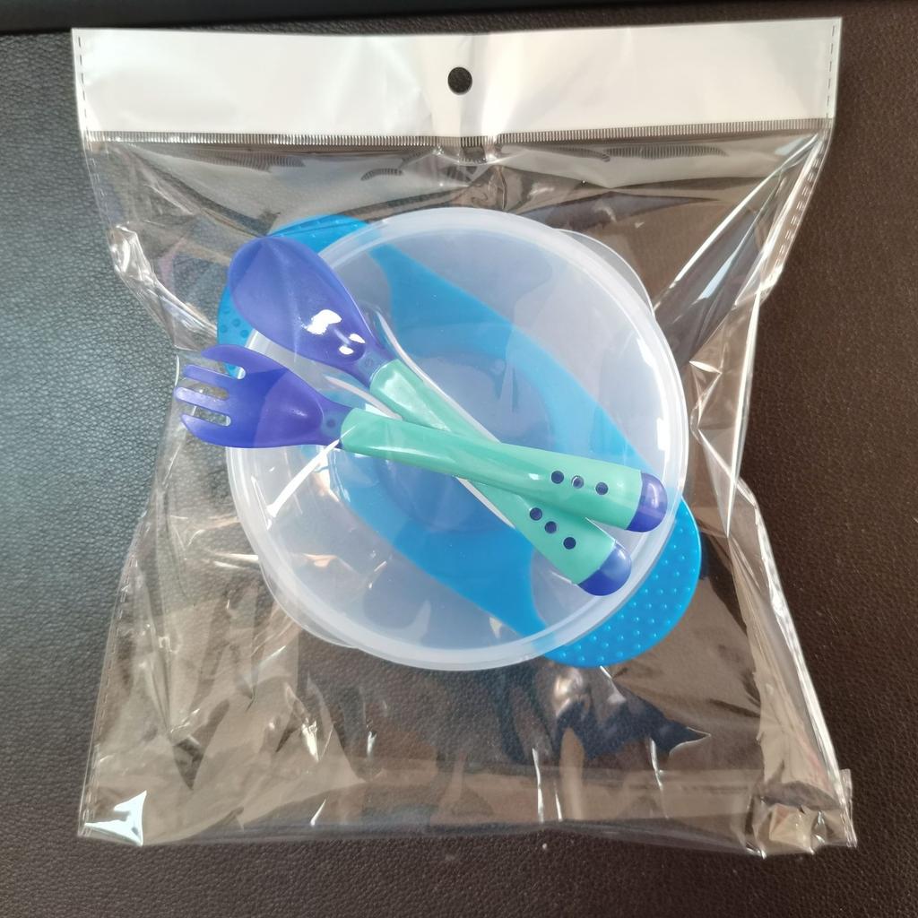 Tableware For Babies Cute Colors Baby Sucker Bowl Plates For Food Children's Tableware Combo Baby Learning Dish With Bowl