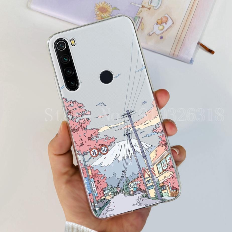 For Xiaomi Redmi Note 8 Case Redmi Note 8T Clear Silicone Soft Slim Phone Case For Xiaomi Redmi Note 8 Pro Note8 Back Cover Capa