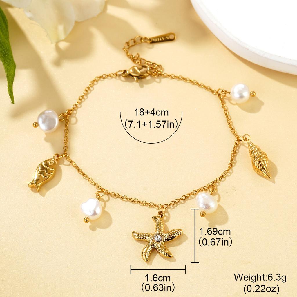 Devil's Eye Bracelet European and American Starfish Niche Premium Stainless Steel Jewelry Bracelet