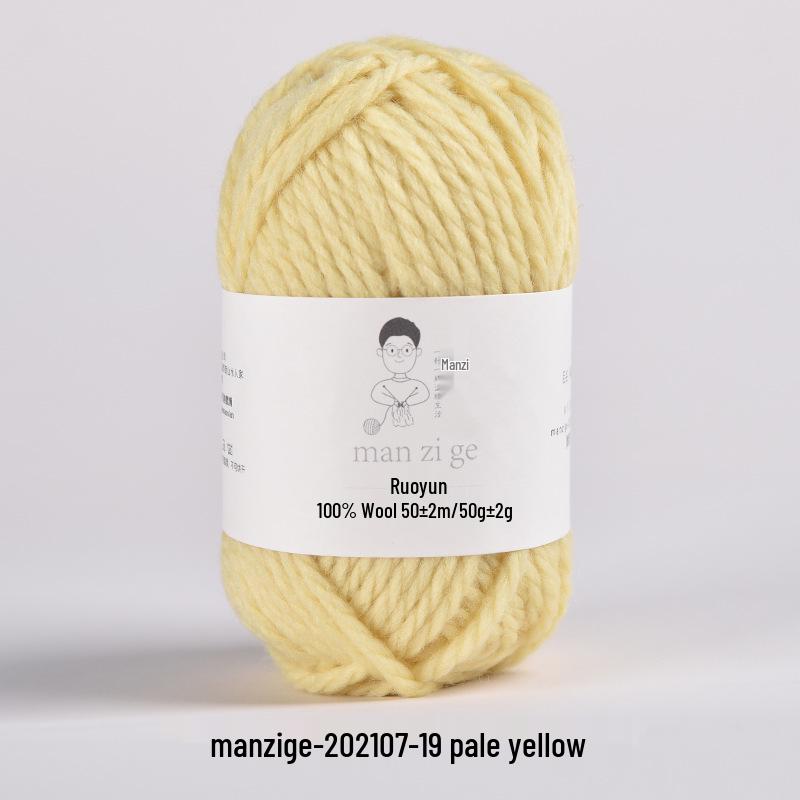 100% reine Wolle Grobgarn zum Handstricken von Mänteln, Schals und Pullovern - 5 mm dick