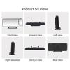 Projection Alarm Clock Digital Mirror Clocks with 180 degrees  Rotatable Projector RGB Color Digital LED Display 6   Display Brightness Dual Alarm