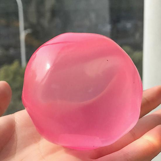 Moonlight Glow Squeeze Toy Soft Stress Relief Pinch Ball for Kids 6+ Translucent Ultra-Soft Healing Touch Sensory Toy for Relaxation And Focus