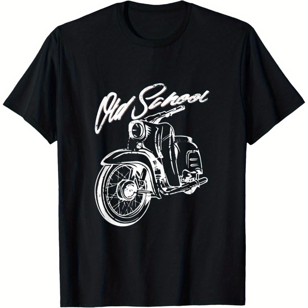 Oldschool Vintage Simson Swallow T-Shirt Unisex Cotton Casual Crew Neck Outdoor Short Sleeve T-