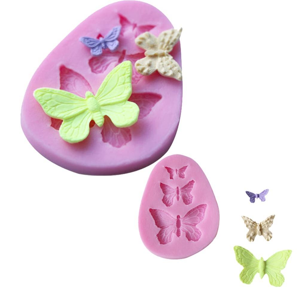 New Silicone Butterfly Shapes Mold Cake Fondant Decorating Sugar Craft Mould Tools