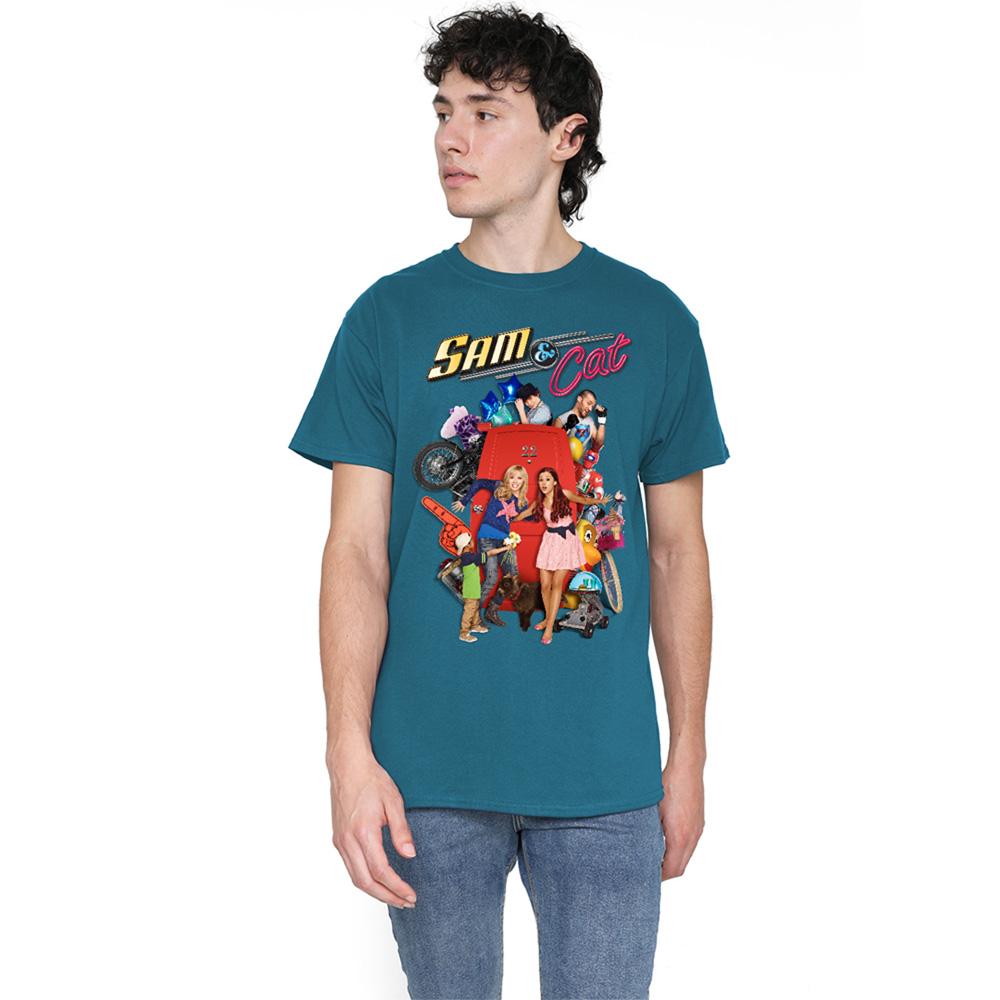 Sam & Cat Unisex Adult Poster T-Shirt