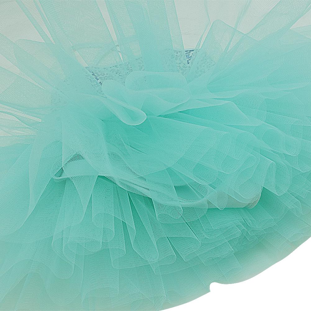 Kids Girls Ballet Dance Tutus Sleeveless Tulle Sequins Ballerina Dancewear Swan Lake Performance Costume Dance Dress Tutu Dress