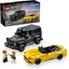 LEGO Speed Champions Mercedes-AMG G 63 and SL 63 Toy Building Blocks for Kids Ages 10-12 Vehicle Model 76924