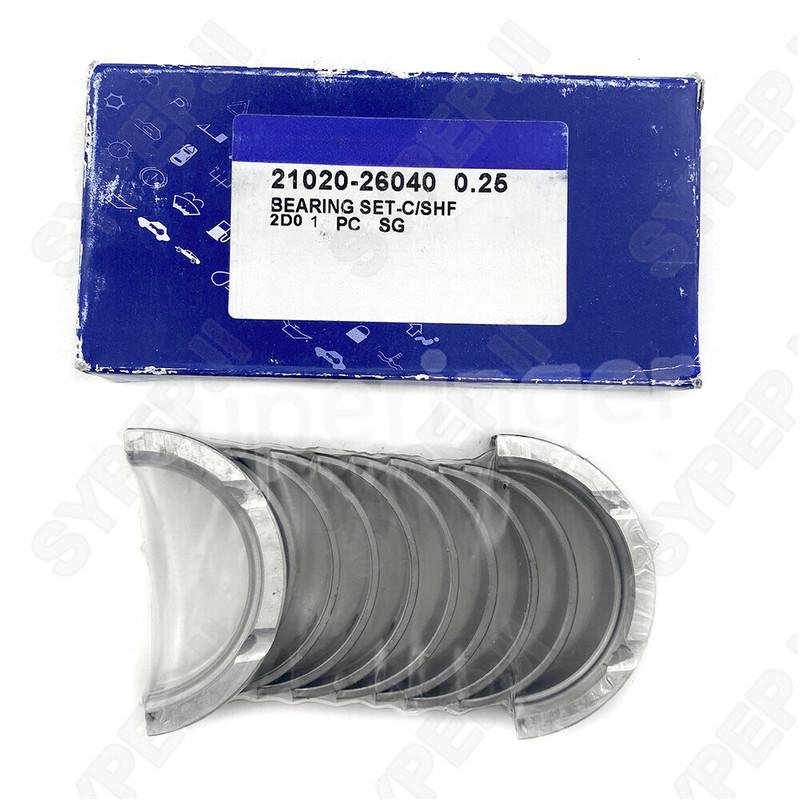 2102026040 Engine Crankshaft Main Bearing Set Fit For Auto Parts For 2010 Accent for Rio 21020-26040