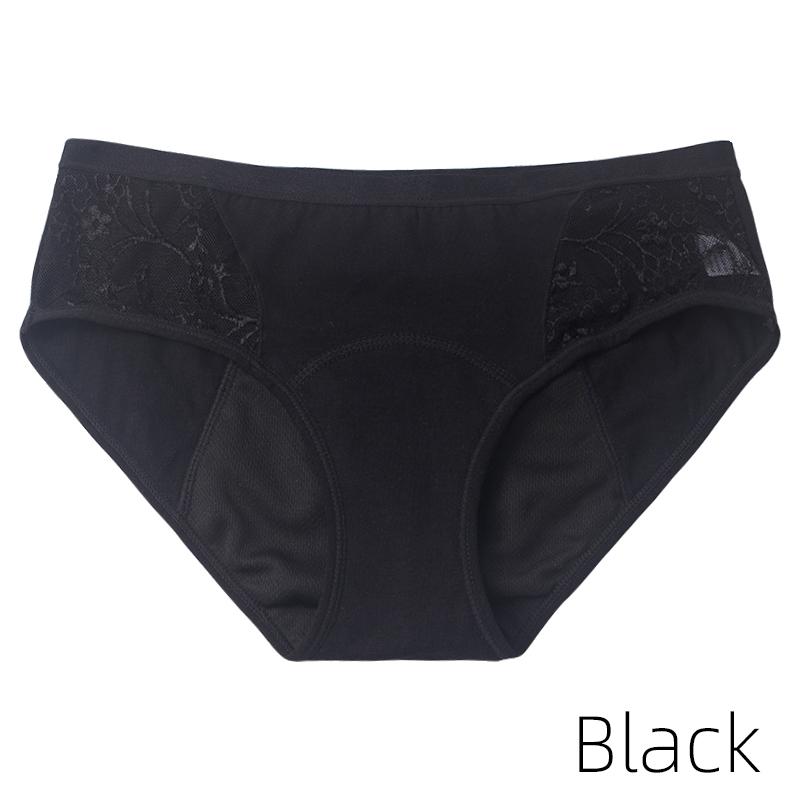 

Сексуальные кружевные женские трусики с низкой талией, 3-слойное герметичное женское физиологическое нижнее белье, удобные дышащие женские трусы для менструации L