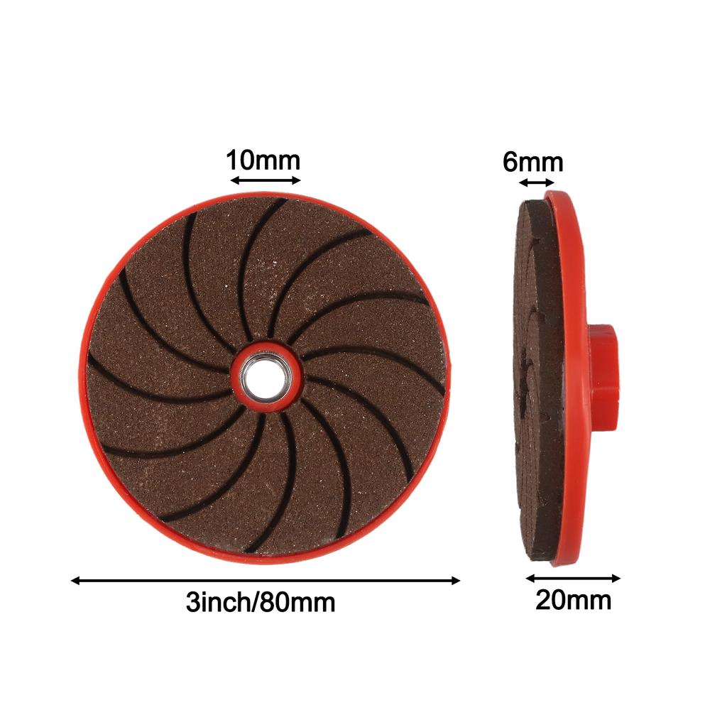 1pcs Polishing Pad 80mm 3 Inch Polishing Pad Wet Dry Buff Disc Abrasive For Marble Concrete