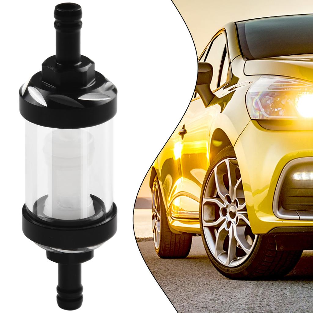 Accessori Filtro Carburante Cromo E Vetro Inline Benzina
